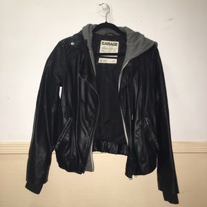 Black leather jacket from Garage! ⭐️